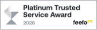 Feefo Platinum Trusted Service Award 2026
