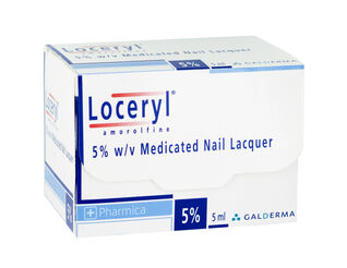 Loceryl 5% (Amorolfine)  Lacquer