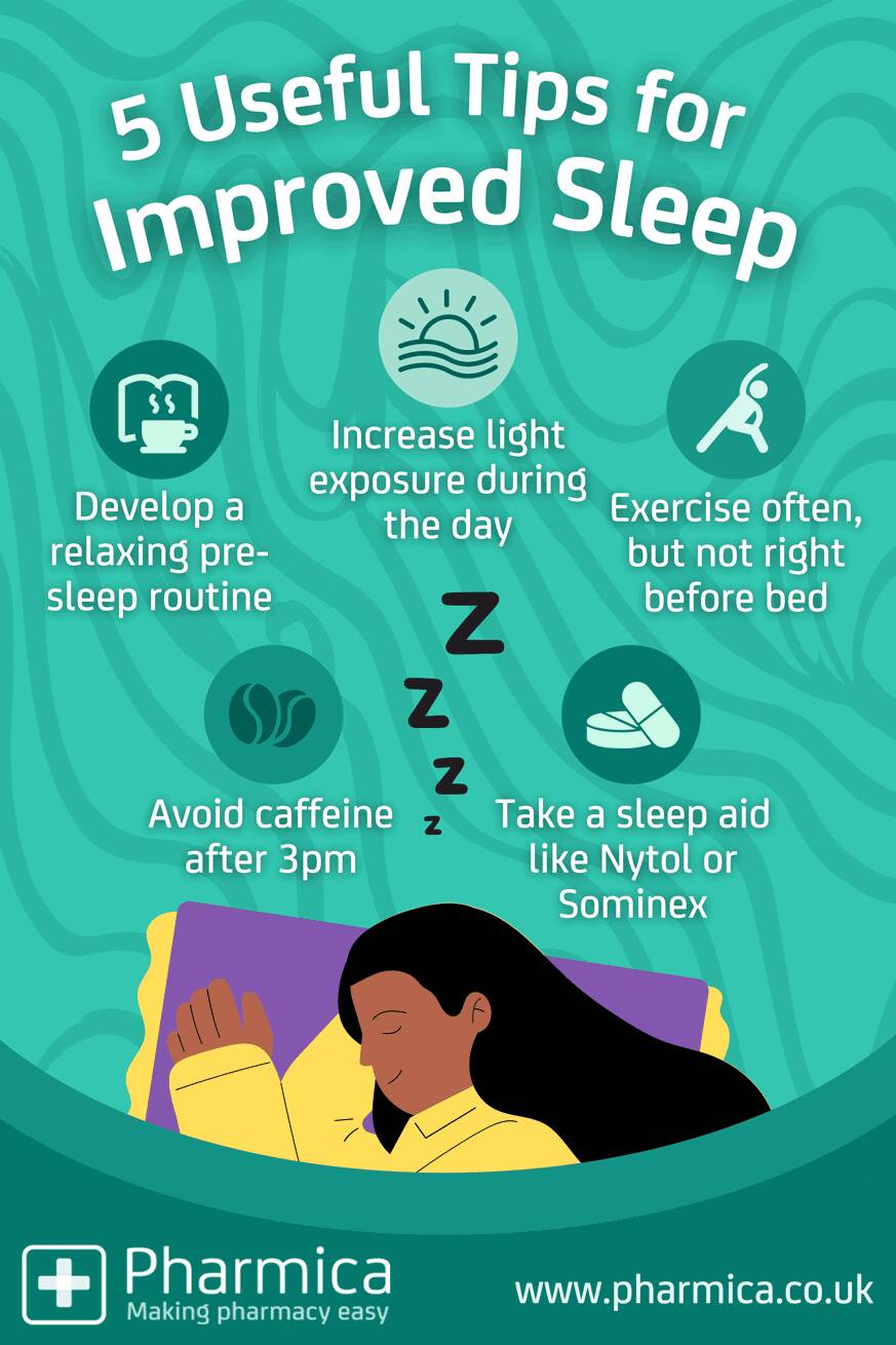 How To Improve Sleep Infographic
