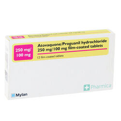 Atovaquone / Proguanil Packshot