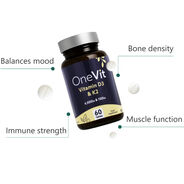 OneVit Vitamin D3 and K2 2