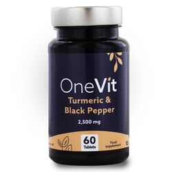 OneVit Turmeric & Black Pepper Packshot